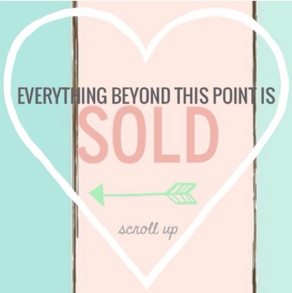 ALL SOLD BEYOND THIS POINT ✨ THANK YOU